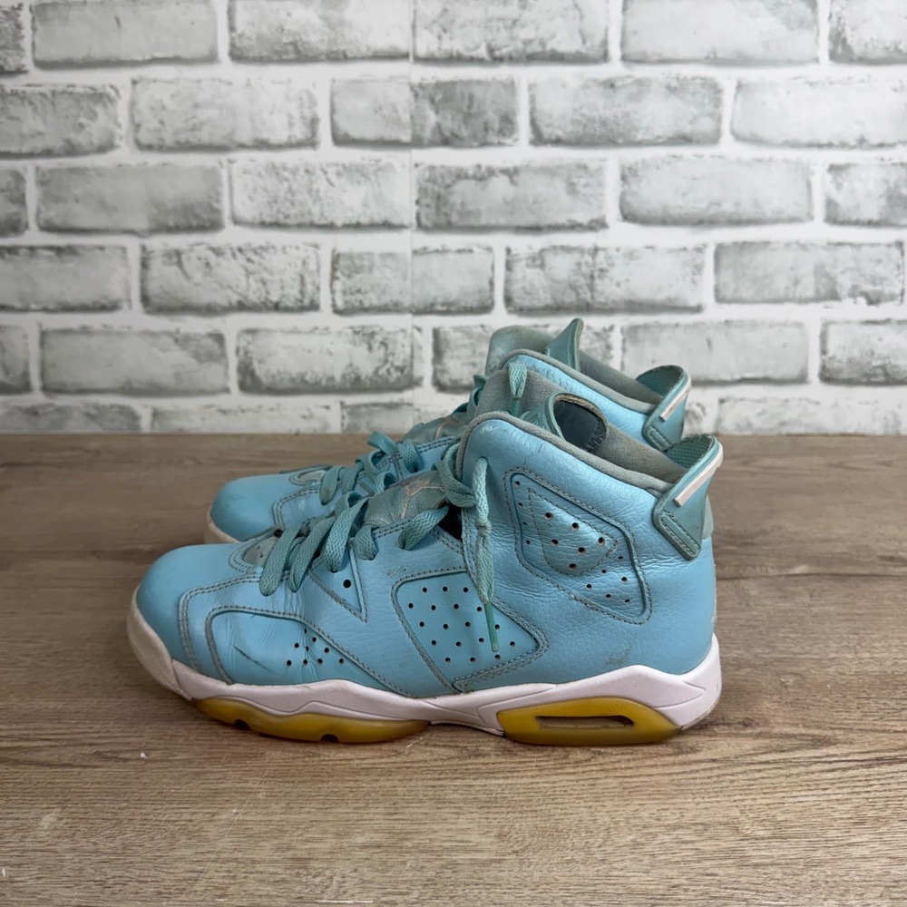 Jordan Air Jordan 6 Retro Still Blue Sneakers 6.5Y